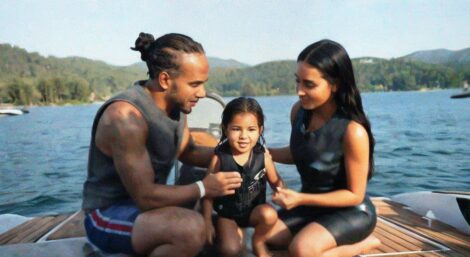 Lewis Hamilton dan Kim Kardashian Dok. (Seputarmedia.id/Reza Aditya)
