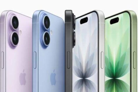Ilustrasi - Tampilan iPhone 17, salah satu seri iPhone yang mengalami kenaikan harga. (Apple)
