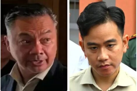 Dino Patti Djalal dan Gibran Rakabuming Raka. Foto: Instagram dan Setpres