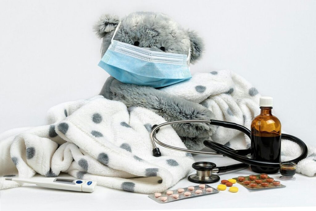 Ilustrasi influenza pada anak.(Unsplash)