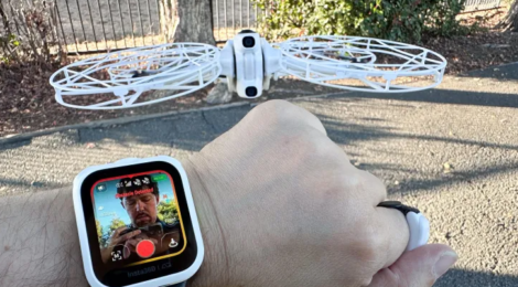 The Antigravity A1, with the new Follow Me Kit. Photo by Sean Hollister / The Verge