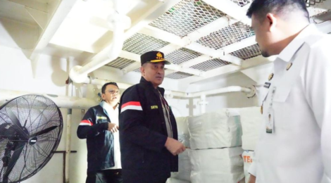 Foto: Kapolri Jenderal Suyudi Ario Seto di sela acara pengungkapan kasus penyelundupan 1 ton ketamin dalam Kapal MT Global 168 di Pelabuhan Bengawan (dok Istimewa)