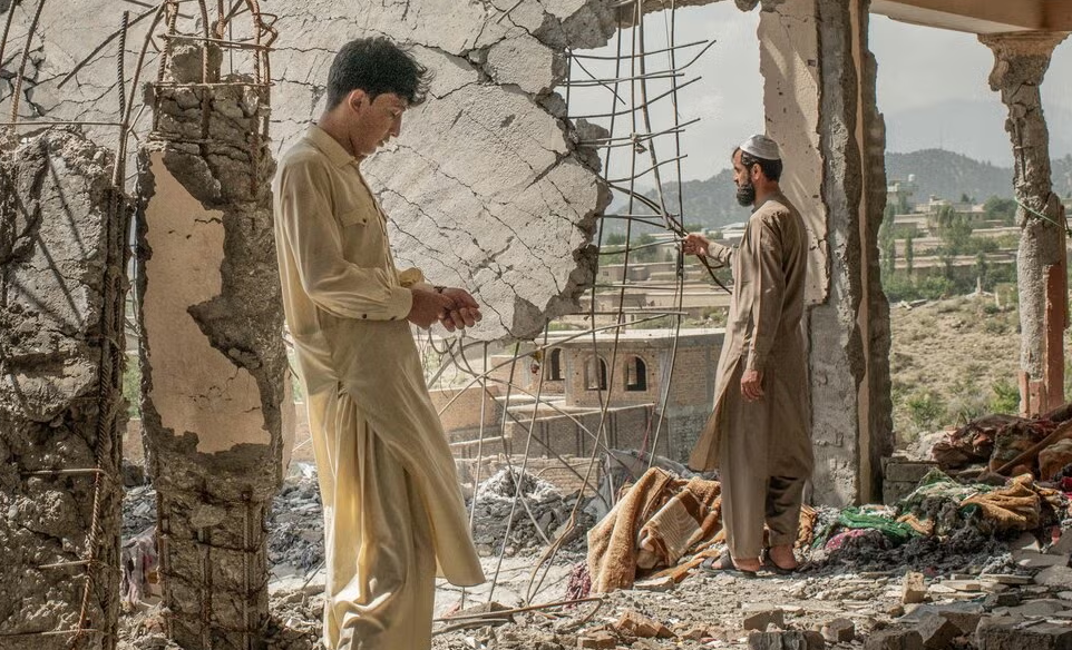 A house hit in June by Pakistani airstrikes in Paktia Province, Afghanistan, near the border with Pakistan, as seen in August.Credit...Tomas Munita for The New York Times
