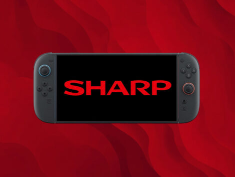Switch 2 console shown with Sharp LCD screen