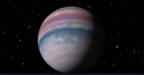 An artist's impression of Beta Pictoris b, the gas giant 64 light-years from Earth where astronomers detected the first radio signal traced directly to an exoplanet | ©Image Credit: NASA