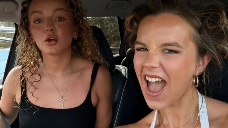 Alex (left) and Georgia Scholes said they confronted the men