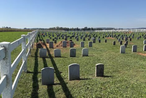 The cemetery where a 20-year-old Amish woman who died of pneumonia caused by measles is buried. Wendy Ruderman / Staff