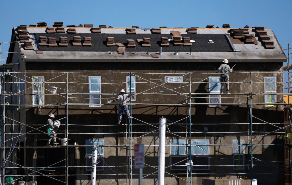 A development under construction in Valencia, California, in June. (Justin Sullivan/Getty Images)
