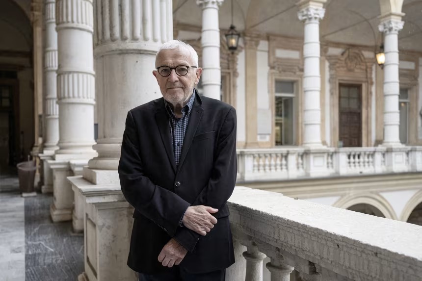 Francis Halzen was honored with the 2026 Nobel Prize in physics by the Royal Swedish Academy of Sciences. Marco Bertorello/AFP/Getty Images