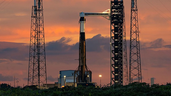 A Cargo Dragon stands ready for the CRS-35 resupply mission to the International Space Station. Image: SpaceX.