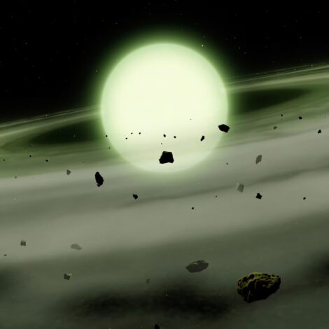 A representation of the green star. Courtesy Mark A. Garlick/University of Warwick