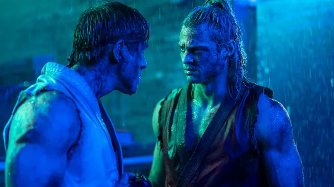 Andrew Koji (left) and Noah Centineo in 'Street Fighter.' Paramount Pictures