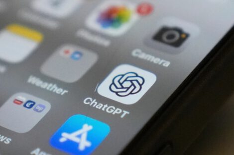 Chat GPT app icon is seen on a smartphone screen, Aug. 4, 2025, in Chicago. (AP Photo/Kiichiro Sato, File)