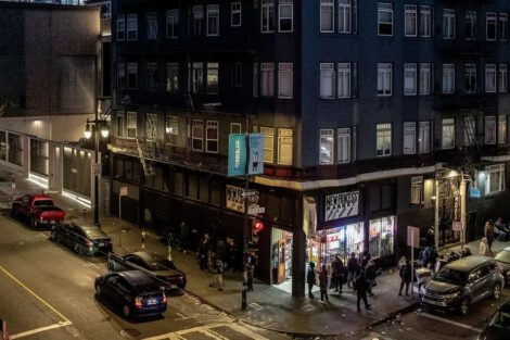 The maker of a “zombie shooter” videogame set in San Francisco’s Tenderloin, shown in 2022, has pulled the game from the internet and apologized for its depictions of people in the neighborhood. Stephen Lam/S.F. Chronicle